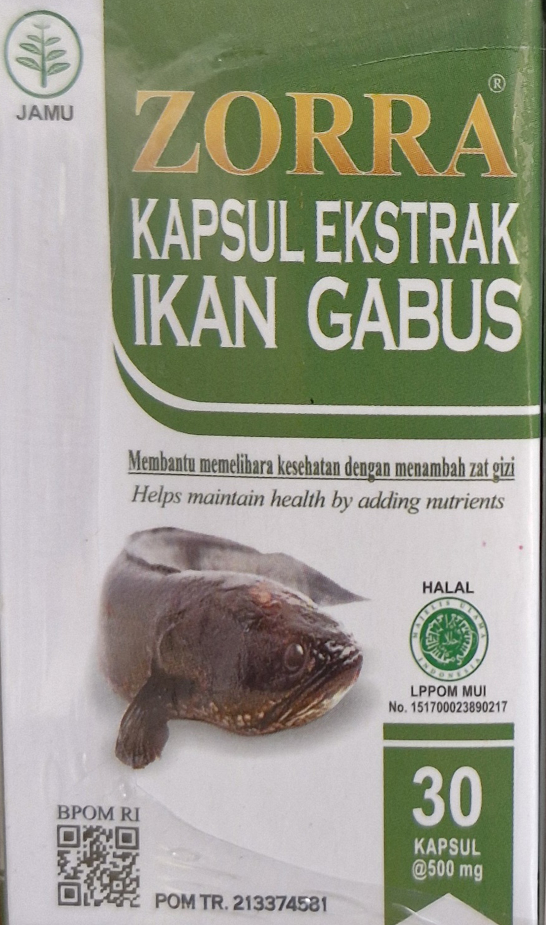 Zorra Kapsul Ikan Gabus
